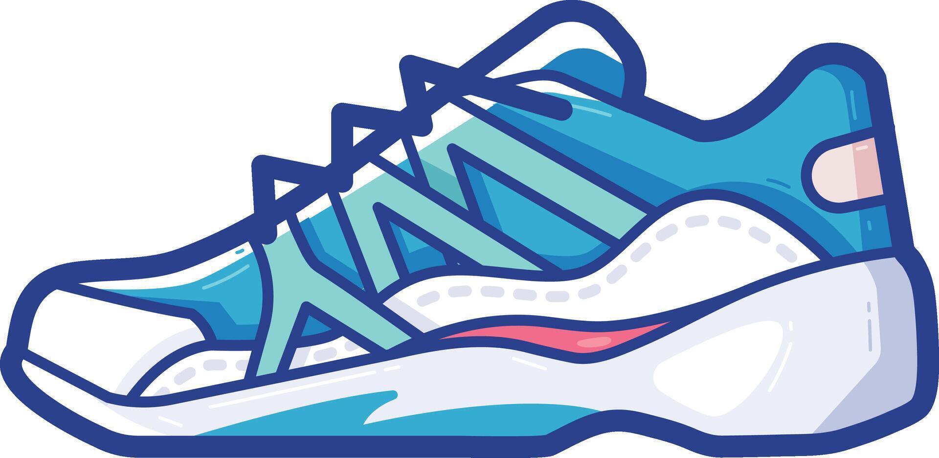 casual shoes  illustration design, art and creativity vector