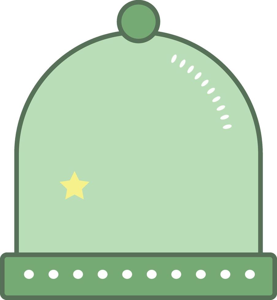 a green bell jar with a star on top vector