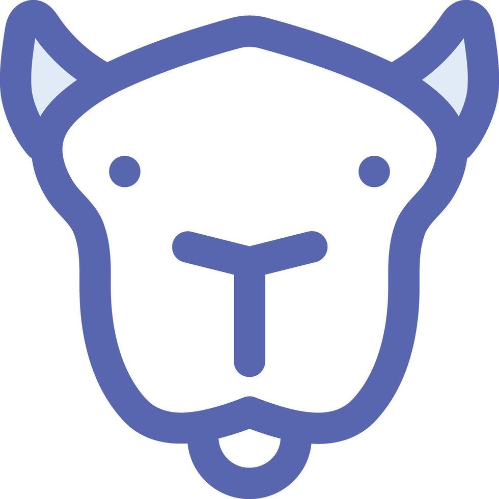 a blue and white logo of a lion vector