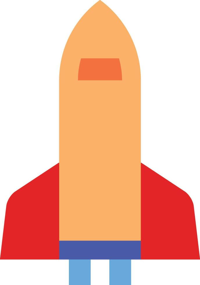 a cartoon rocket with a man's head on it vector