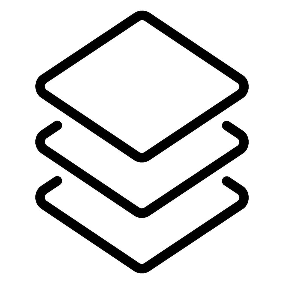 overlay line icon vector