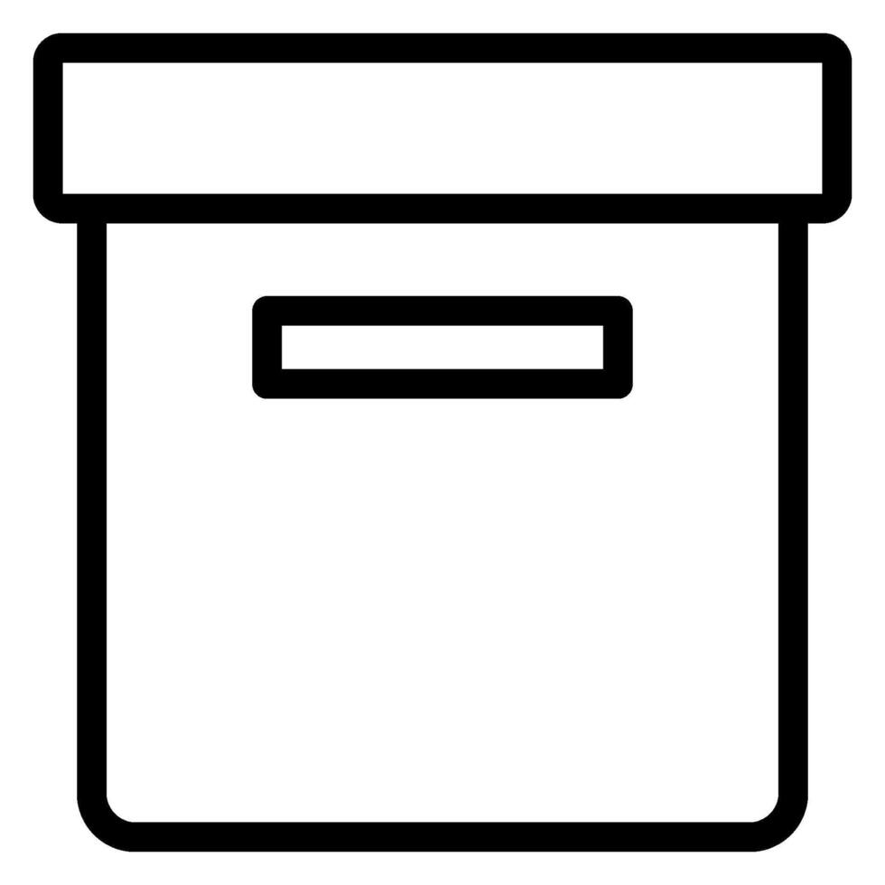 box line icon vector