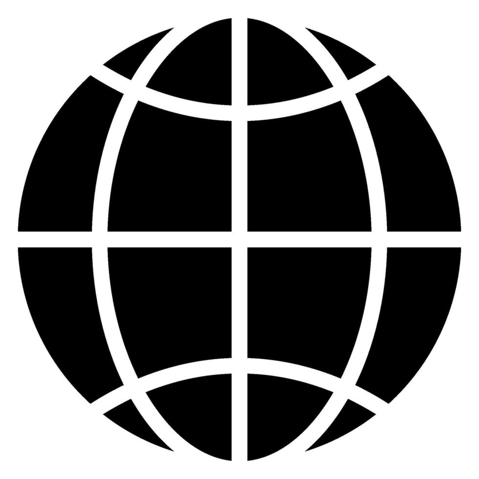 browser glyph icon vector