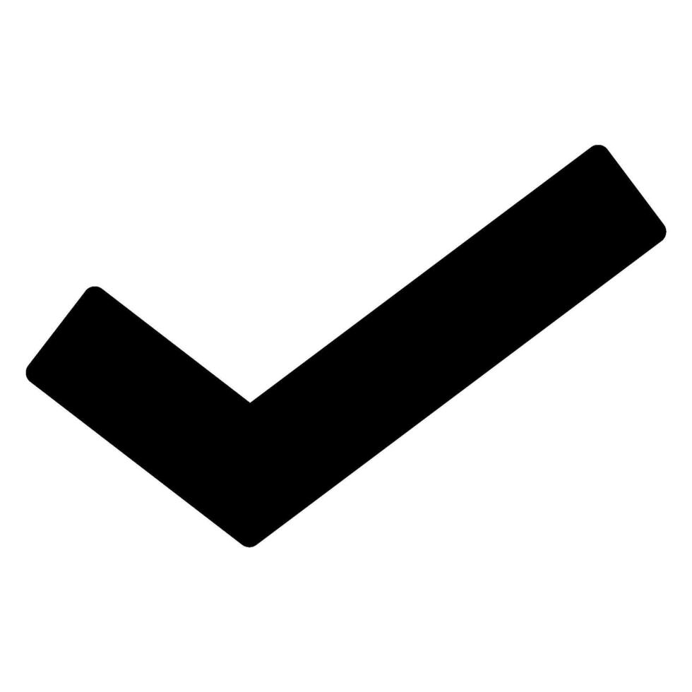 verify glyph icon vector