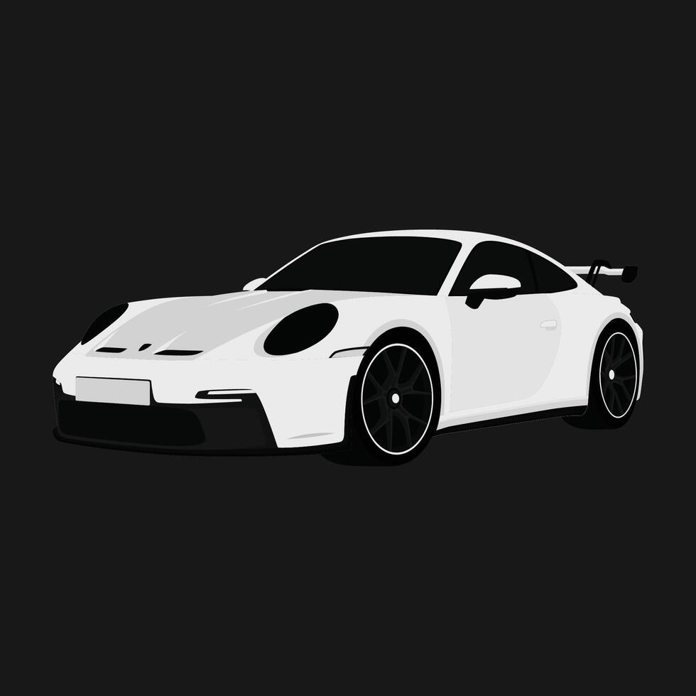 Porsche 911 GT3 vector