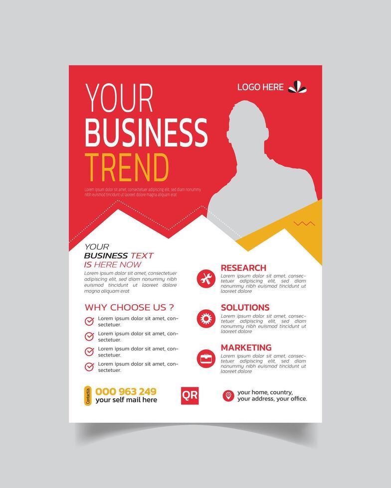 Luxurious Agency Business Flyer and Wonderful Business Leaflet Design vector