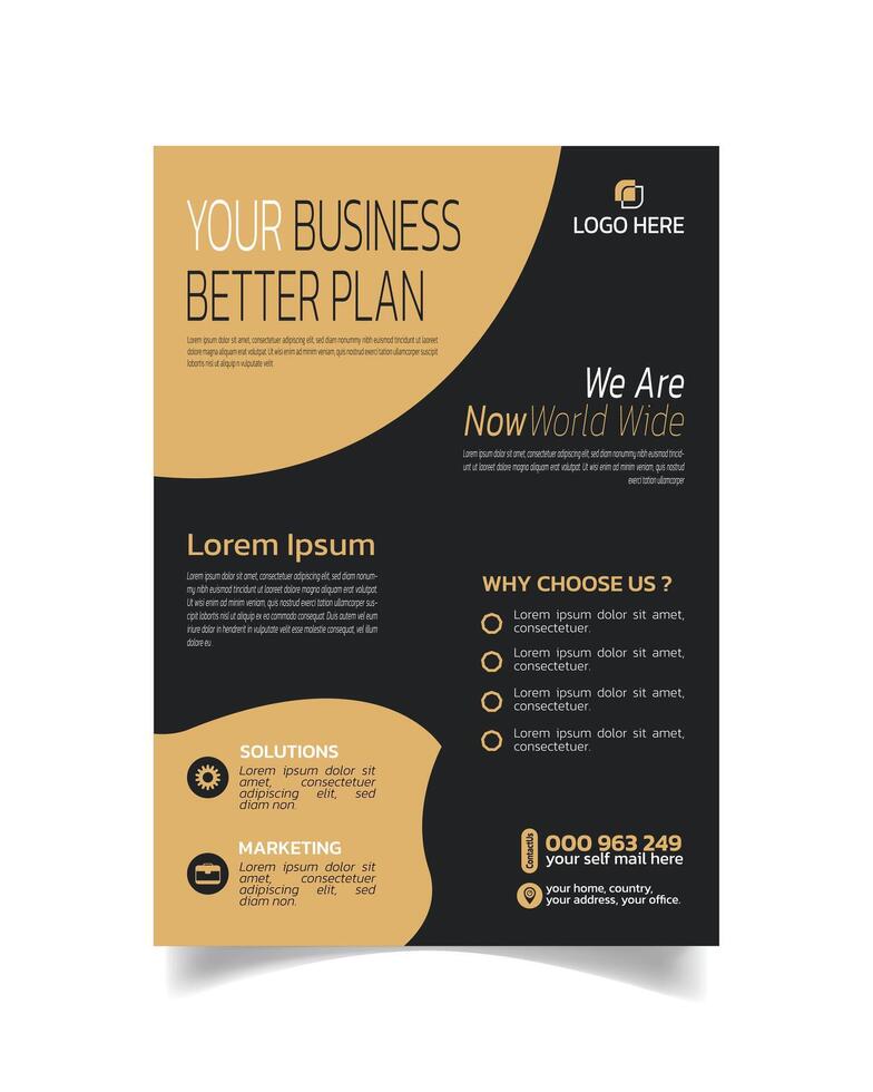 Trending Creative Business Flyer or Amazing Business Leaflet Luxury Business Flyer vector