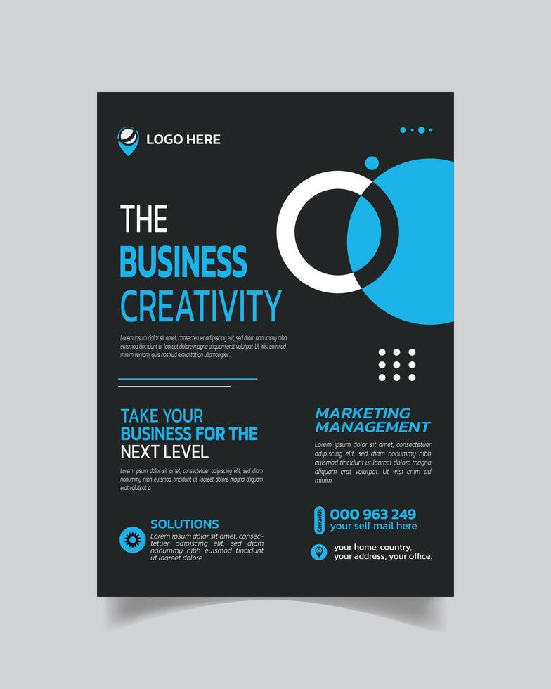 Premium Stylish Business Flyer and Elegant Business Leaflet  or Trendy Design Business Poster vector