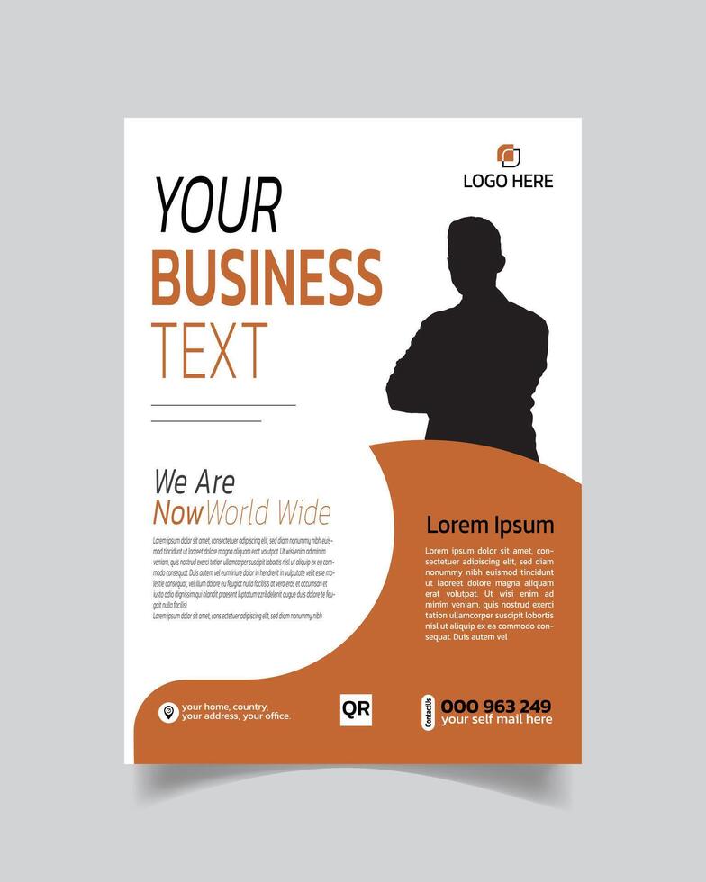 Stylish Creative Business Flyer or Luxury Business Leaflet Wonderful Business Flyer vector