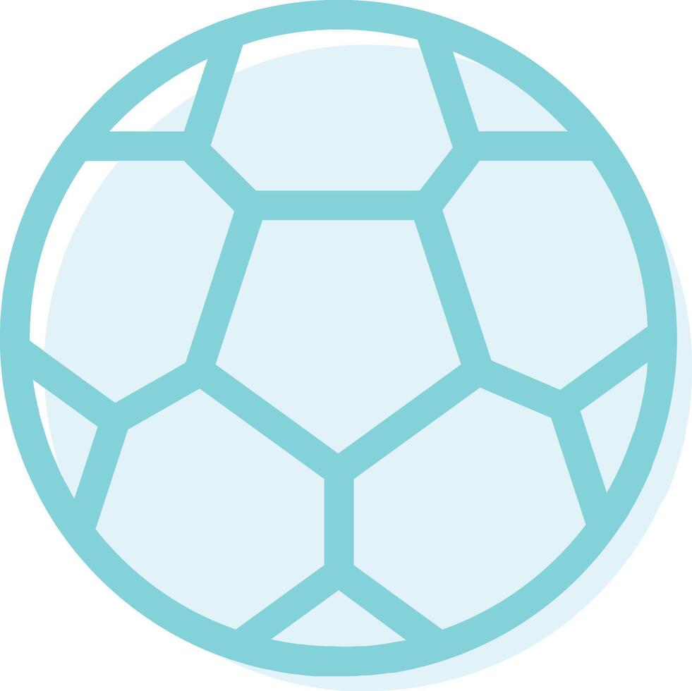 un fútbol pelota icono vector