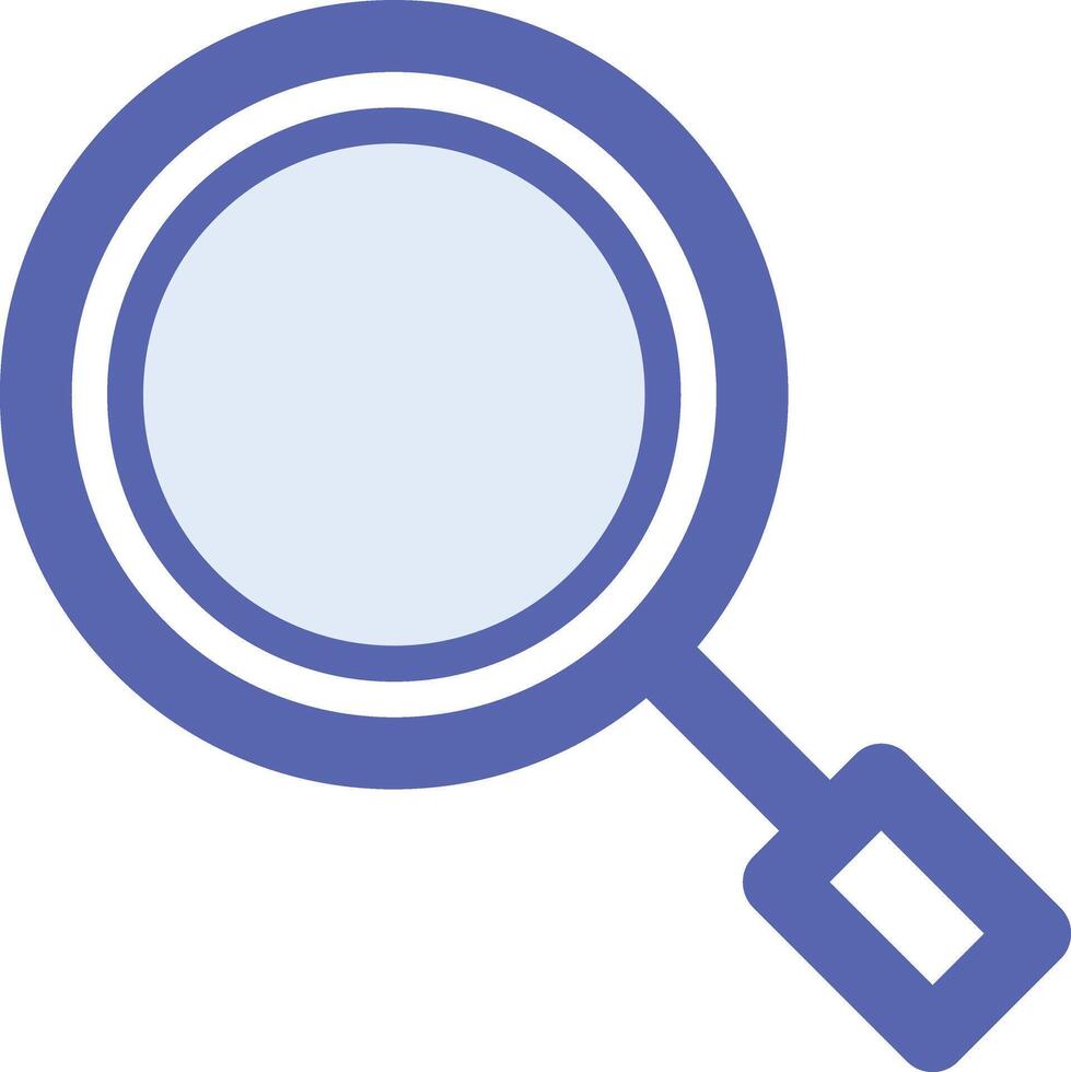 a magnifying glass icon on a white background vector