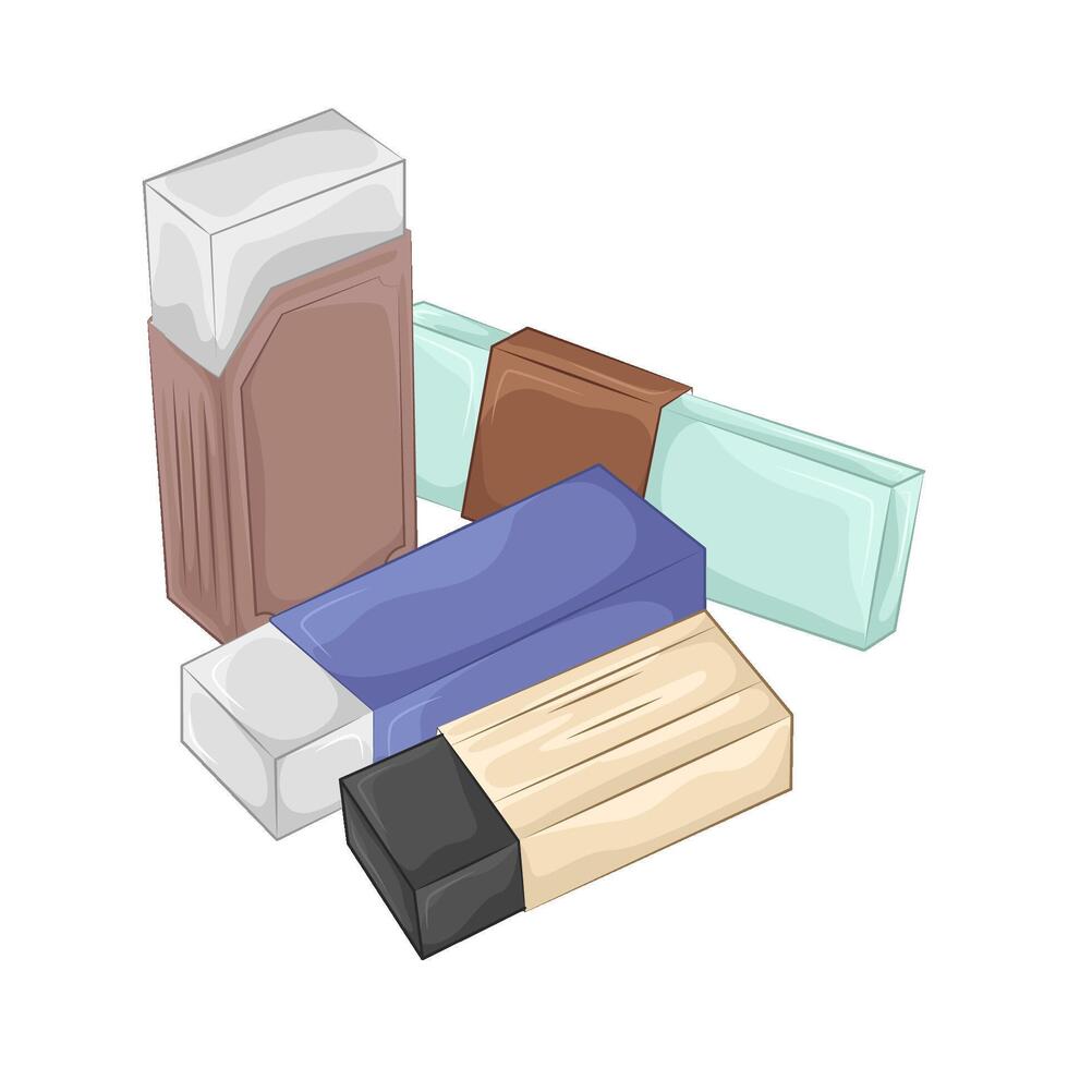 Illustration of eraser vector