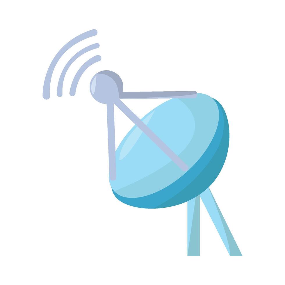 Illustration of satellite dish vector