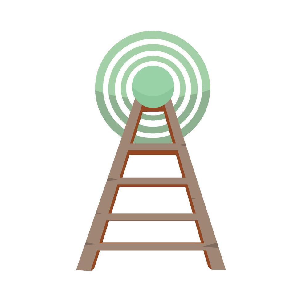 ilustración de antena torre vector