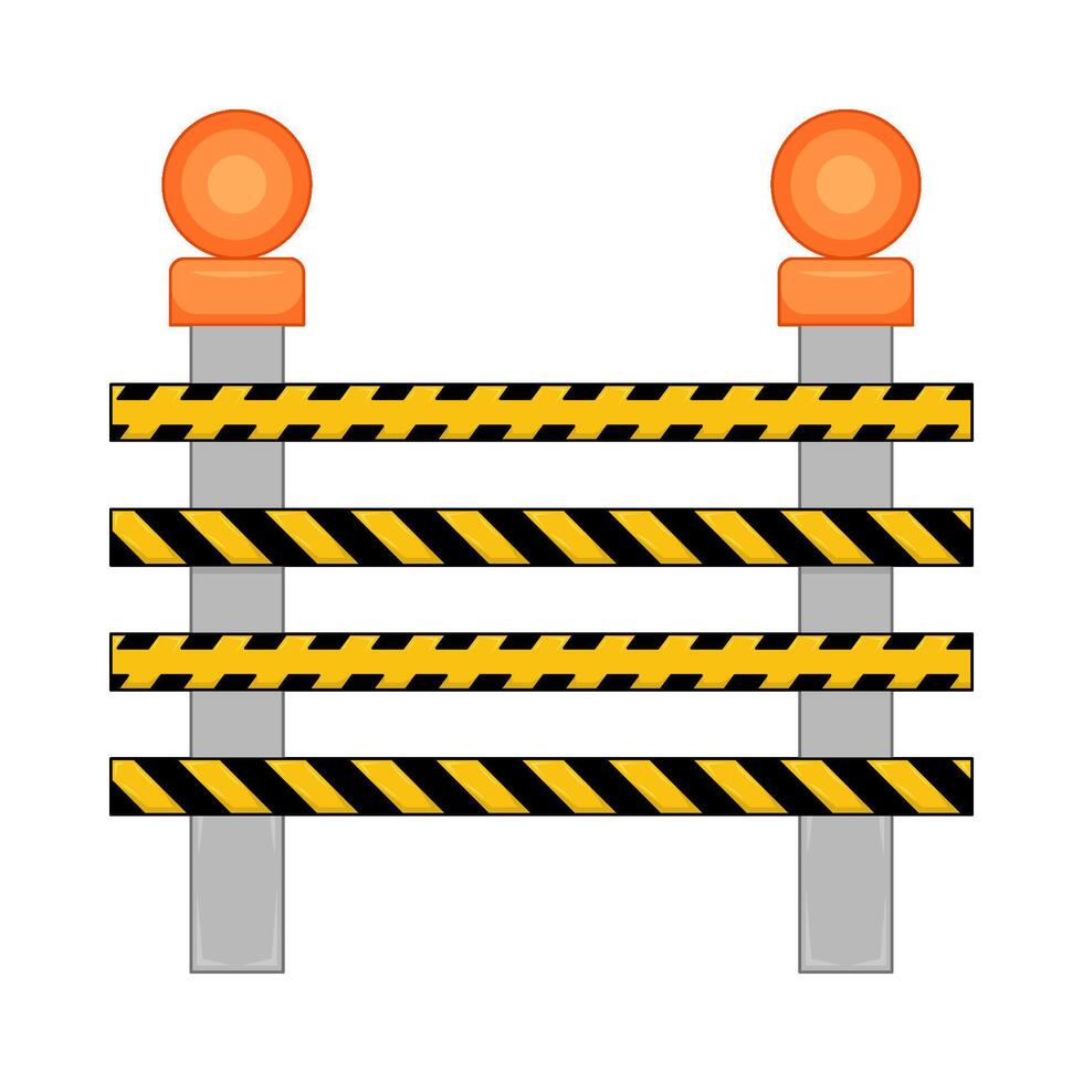 Illustration of danger line vector
