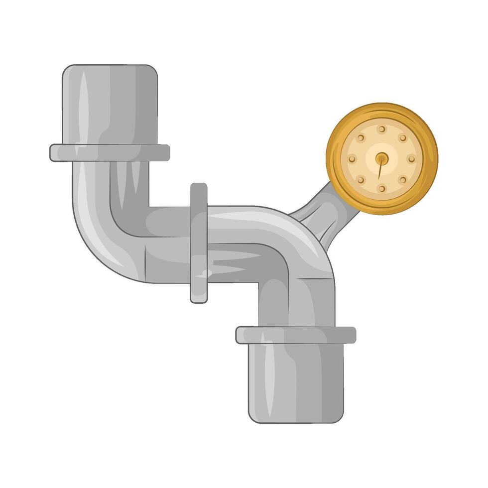 Illustration of water pipe vector