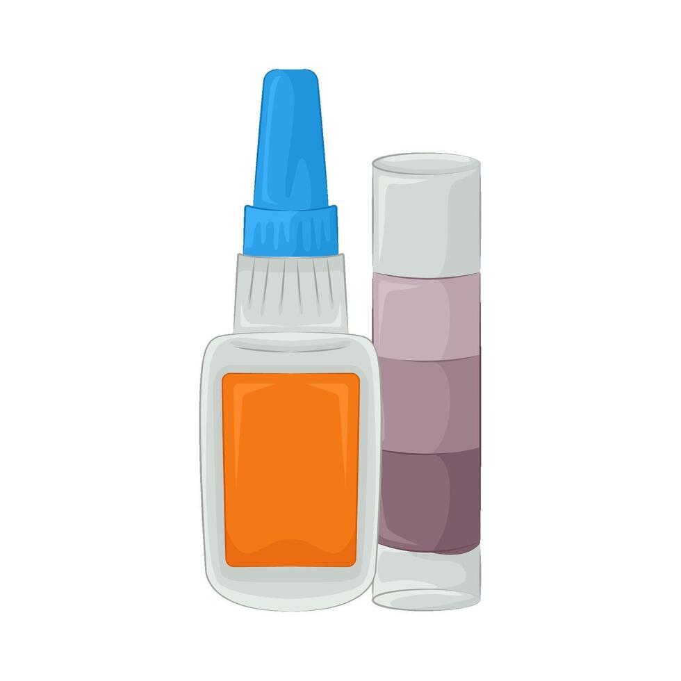 Illustration of glue vector