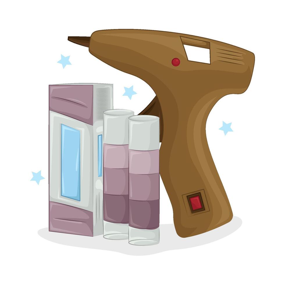 Illustration of glue vector