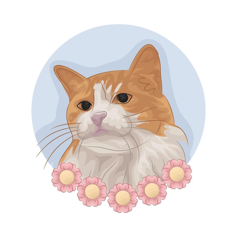 Illustration of cat vector