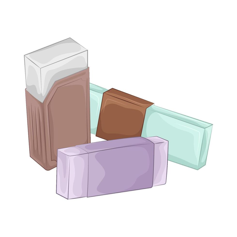Illustration of eraser vector