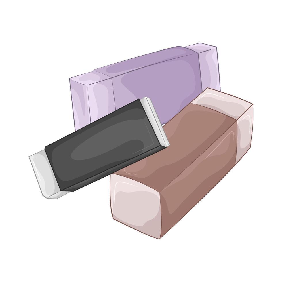 Illustration of eraser vector