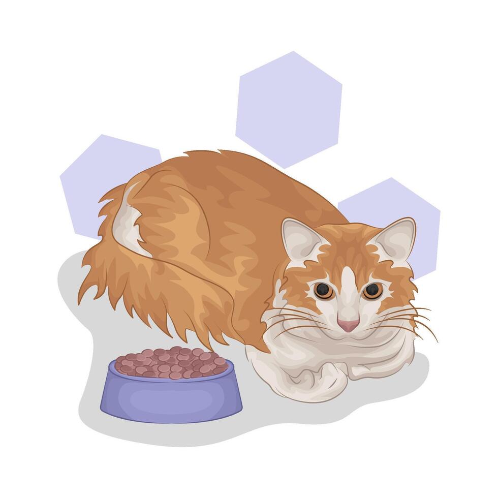 Illustration of cat vector