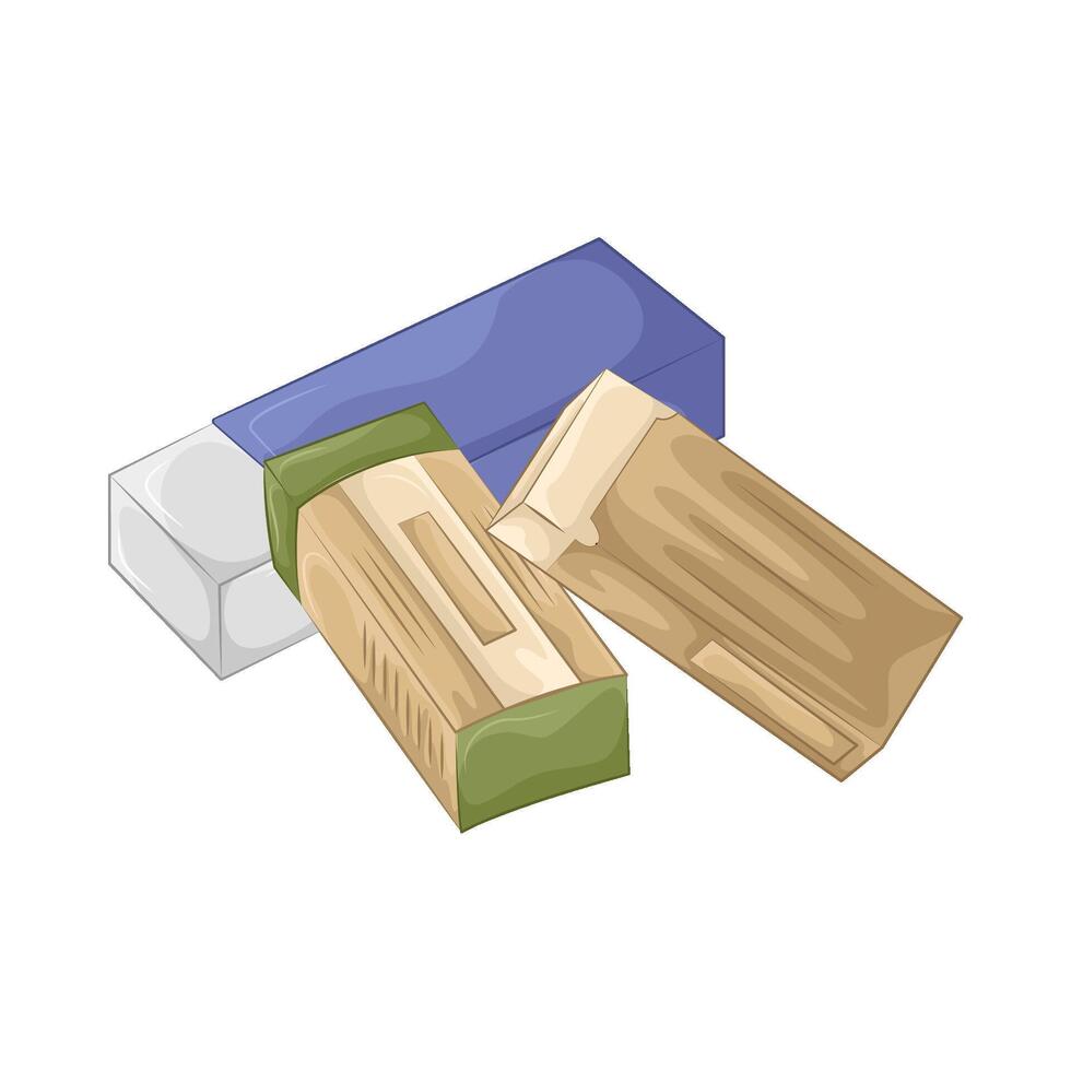 Illustration of eraser vector