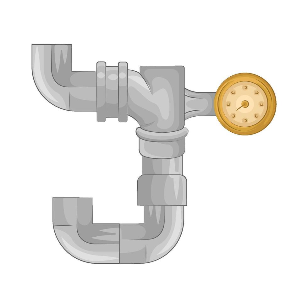 Illustration of water pipe vector