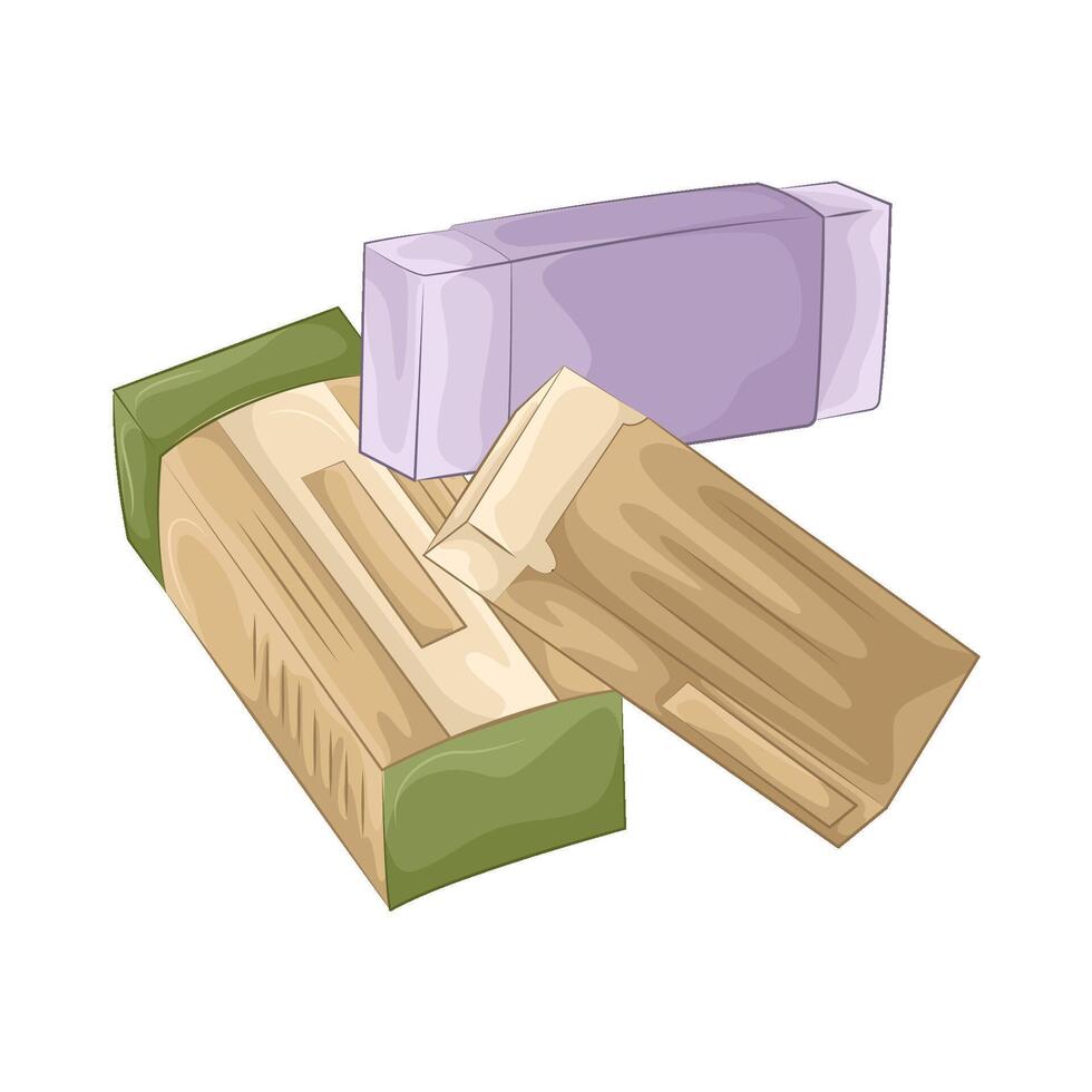 Illustration of eraser vector