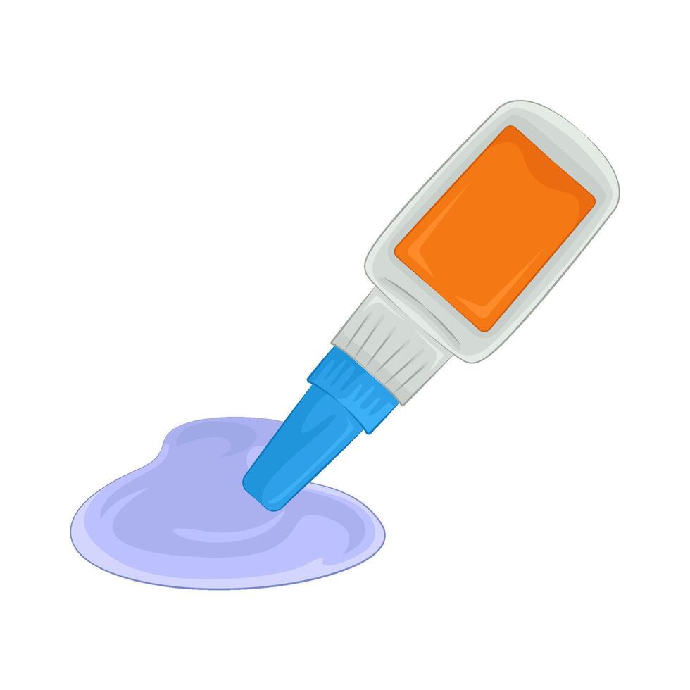 Illustration of glue vector