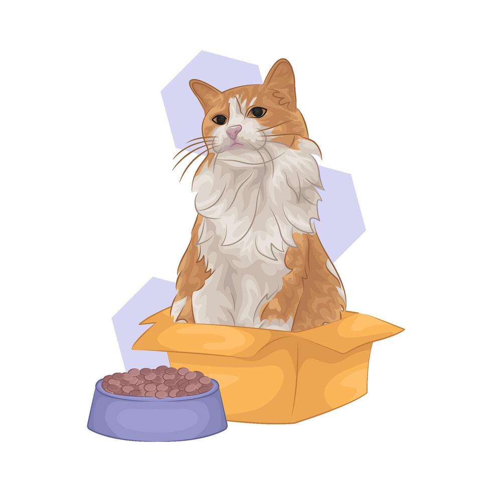Illustration of cat vector