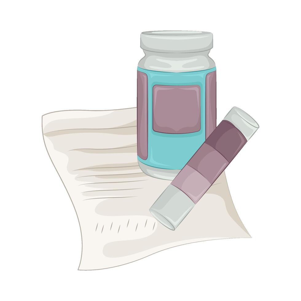Illustration of glue vector