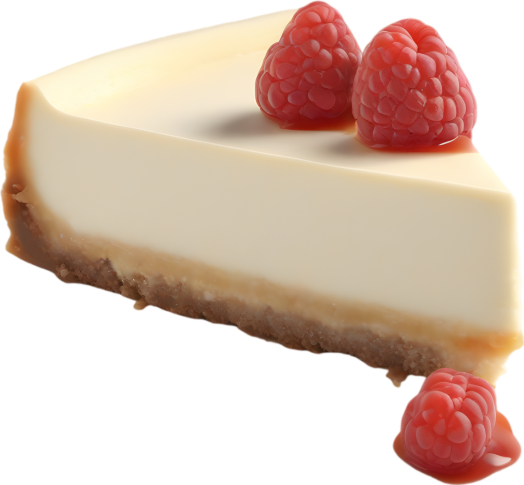 ai généré cheesecake, fermer de délicieux cheesecake. png