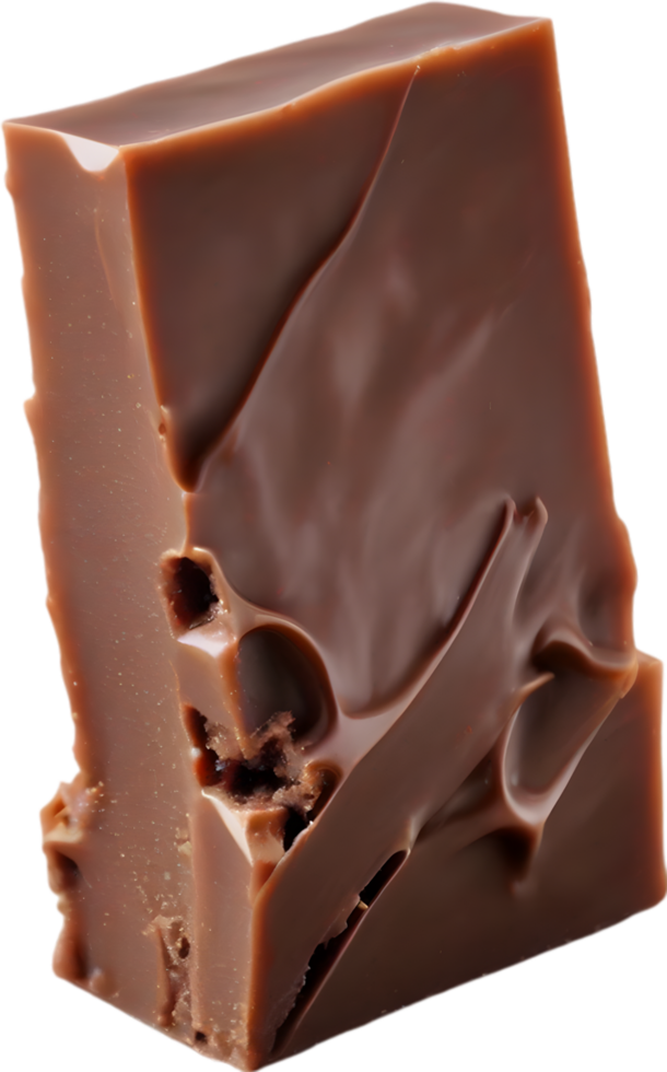 AI generated Fudge, Close-up of delicious-looking Fudge. png