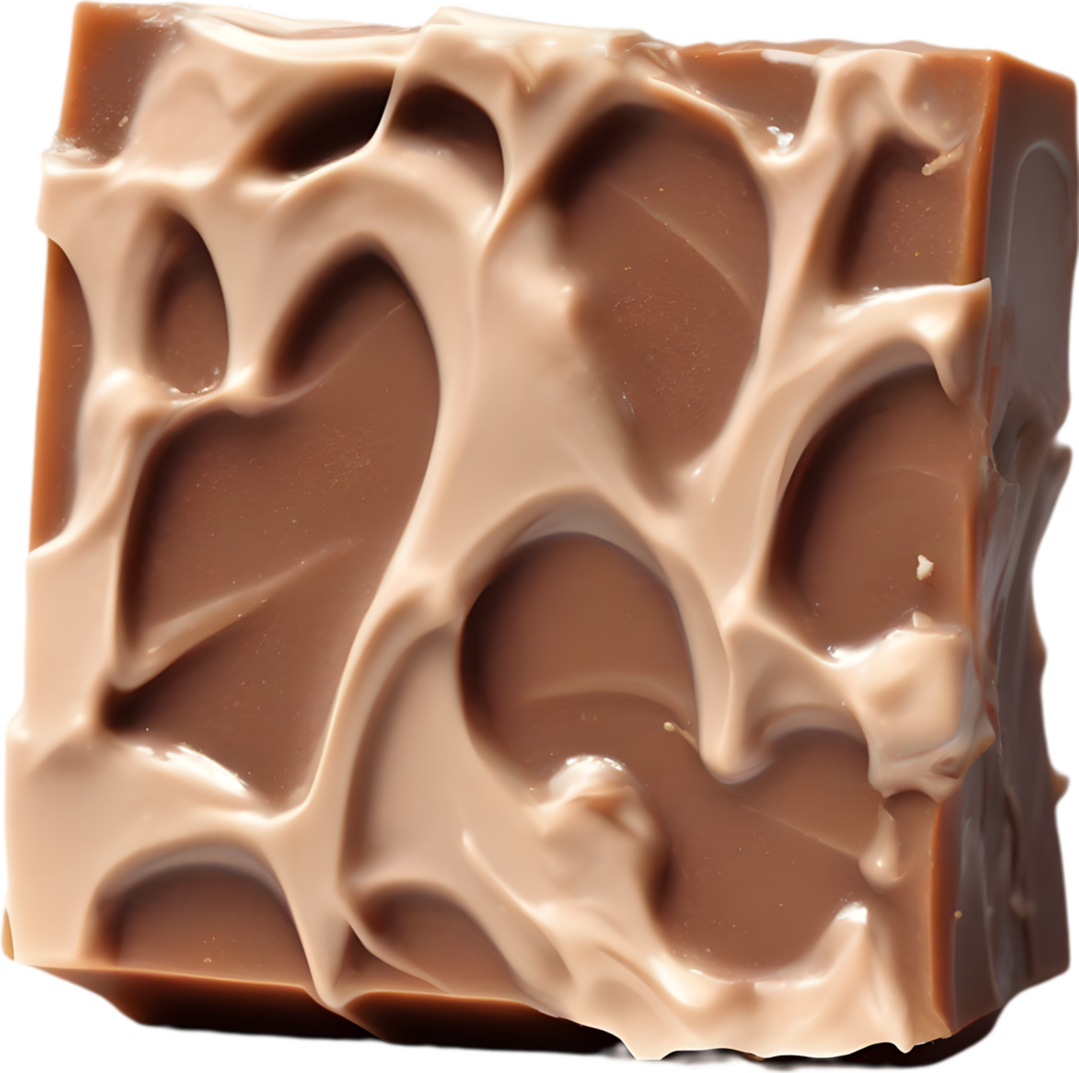 AI generated Fudge, Close-up of delicious-looking Fudge. png