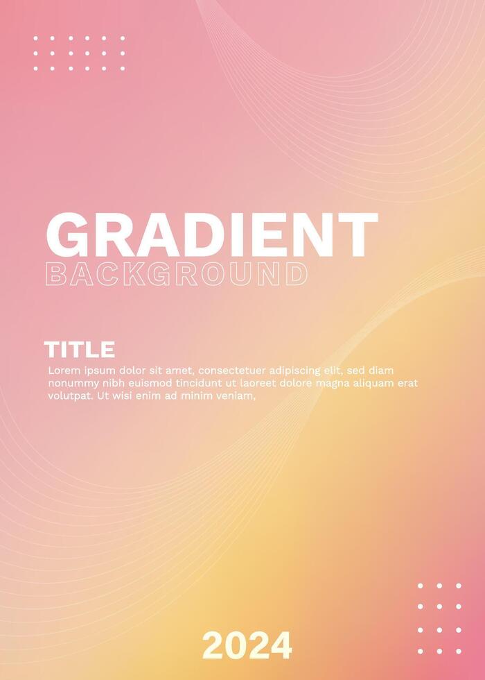 Template Vector Gradient Text