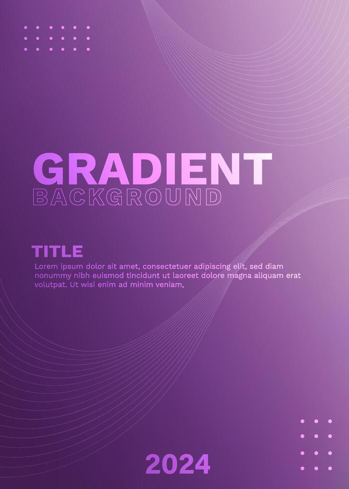 Template Vector Gradient Text