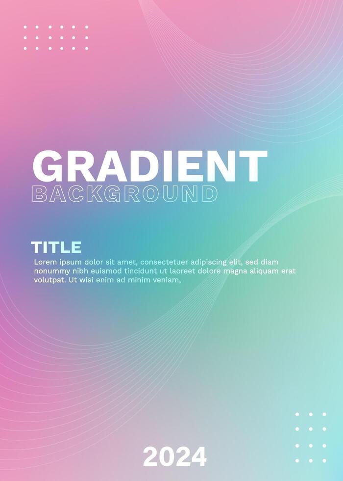 Template Vector Gradient Text
