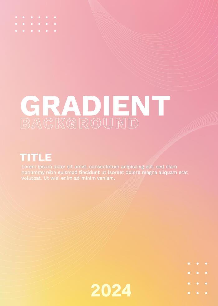 Template Vector Gradient Text