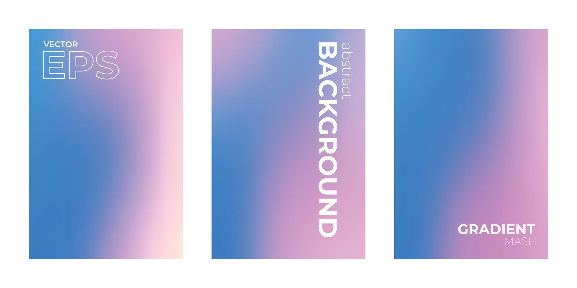 Bright Gradient Wallpaper with Smooth Motion Effect vector