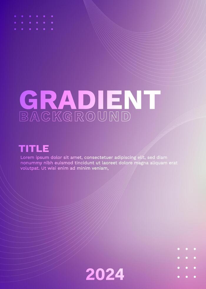 Template Vector Gradient Text