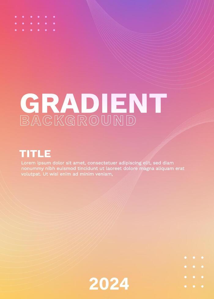 Template Vector Gradient Text