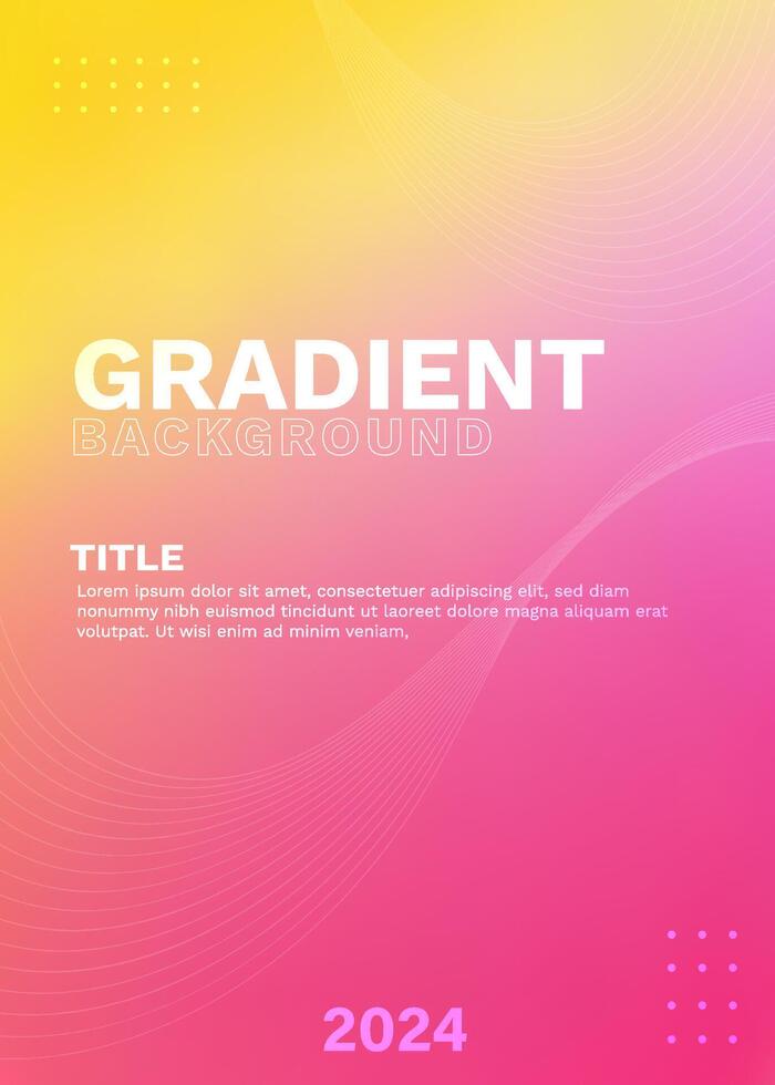 Template Vector Gradient Text