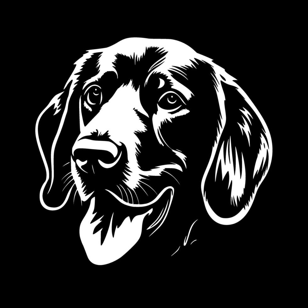 Labrador perdiguero - minimalista y plano logo - vector ilustración