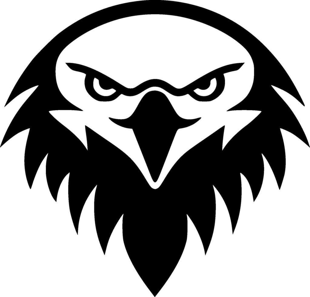 Eagle, Minimalist and Simple Silhouette - Vector illustration