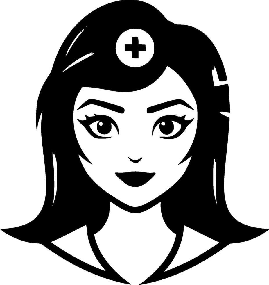 Nurse - High Quality Vector Logo - Vector illustration ideal for T-shirt graphic