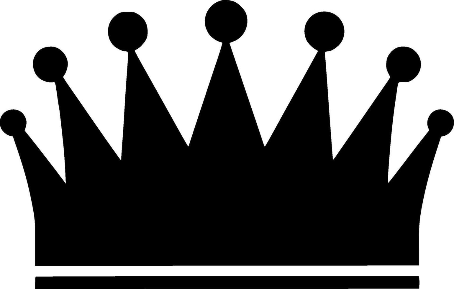 Crown - Minimalist and Flat Logo - Vector illustration