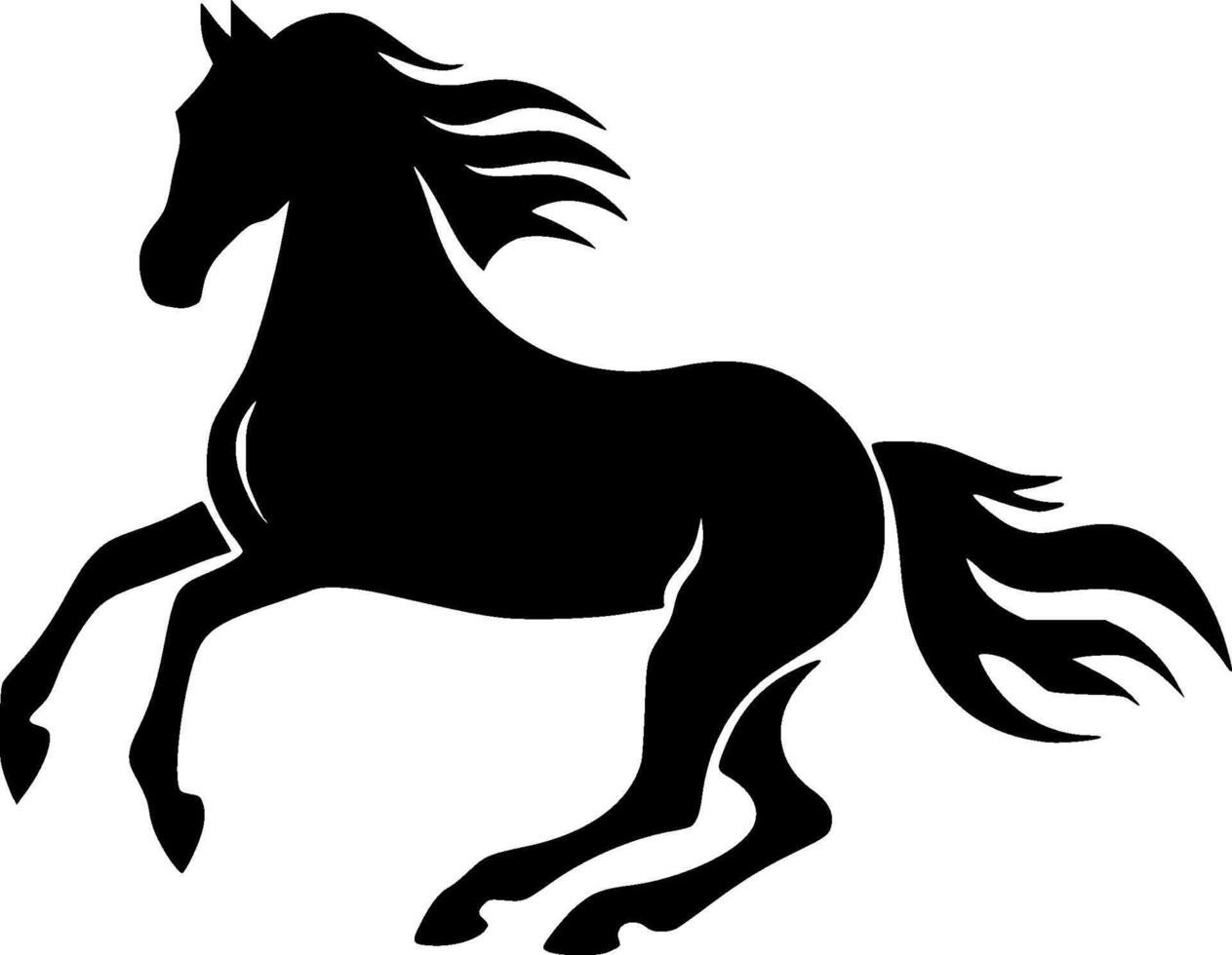 Horse - High Quality Vector Logo - Vector illustration ideal for T-shirt graphic