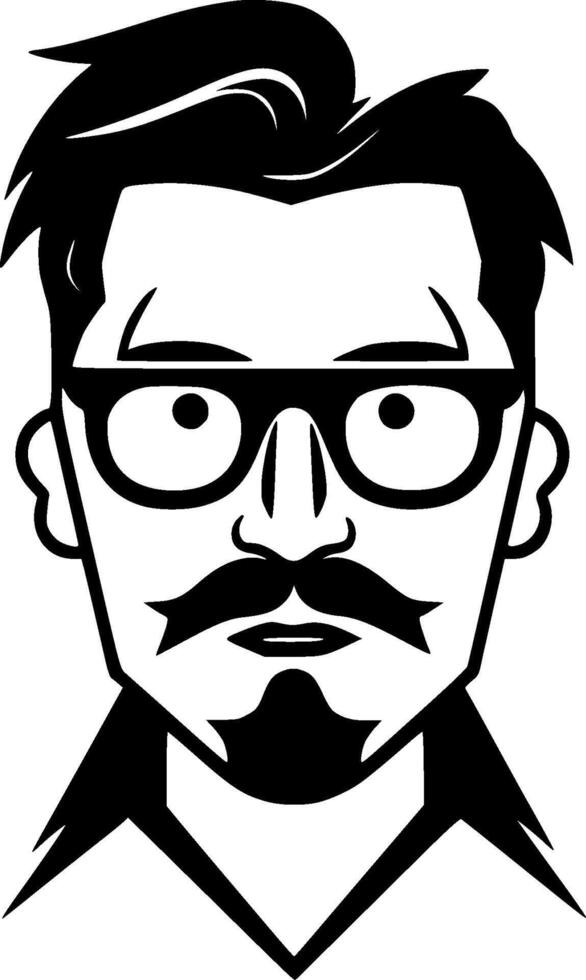 profesor - minimalista y plano logo - vector ilustración