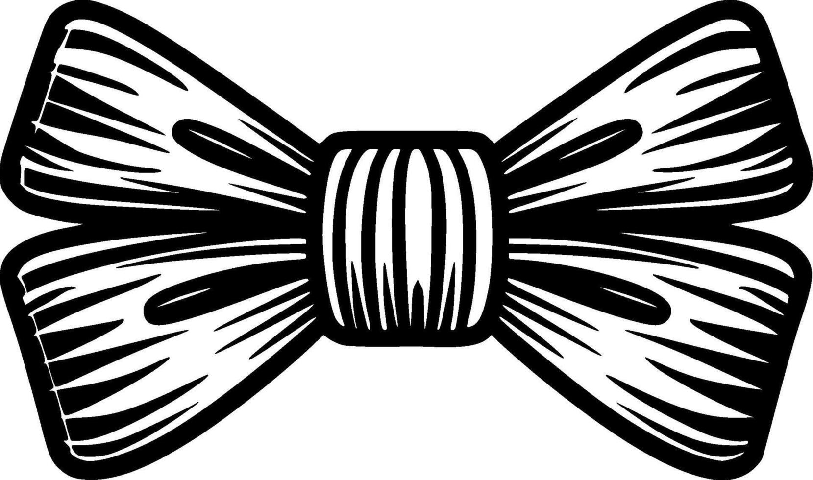 Bow, Minimalist and Simple Silhouette - Vector illustration